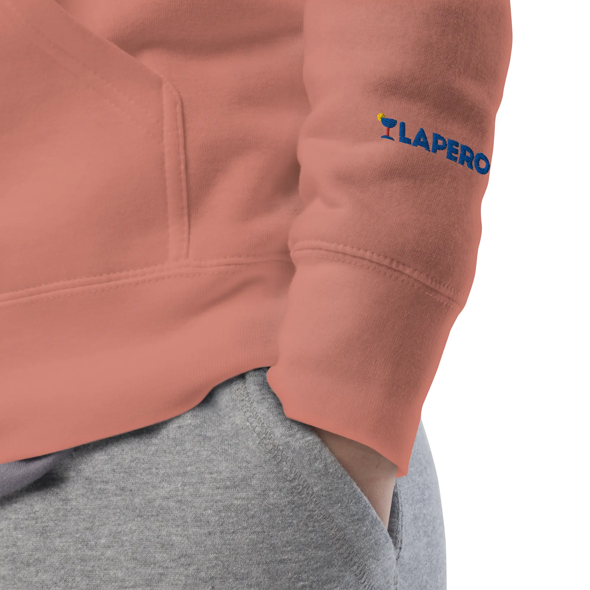LAPERO Hoodie Premium Corail Plage