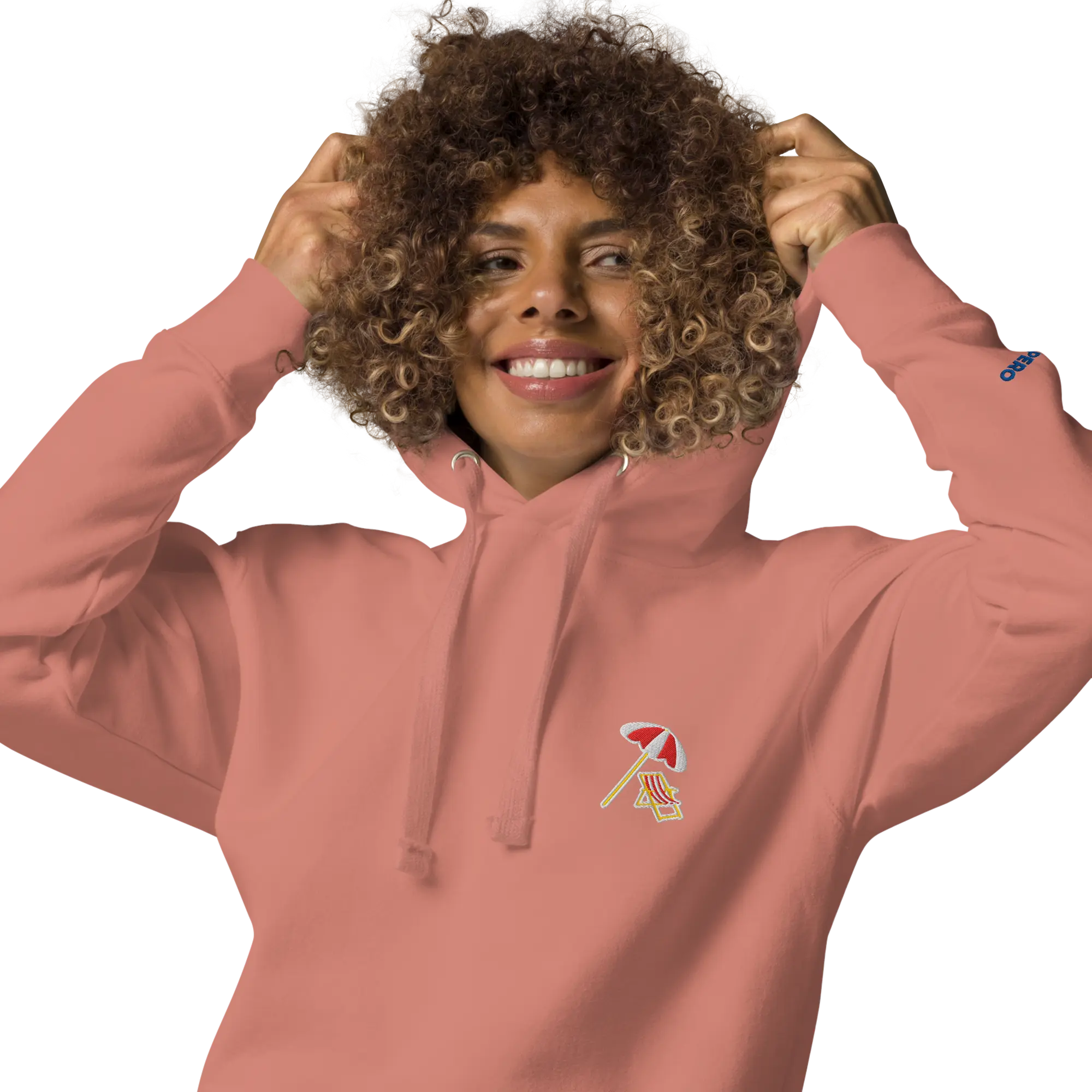 LAPERO Hoodie Premium Corail Plage