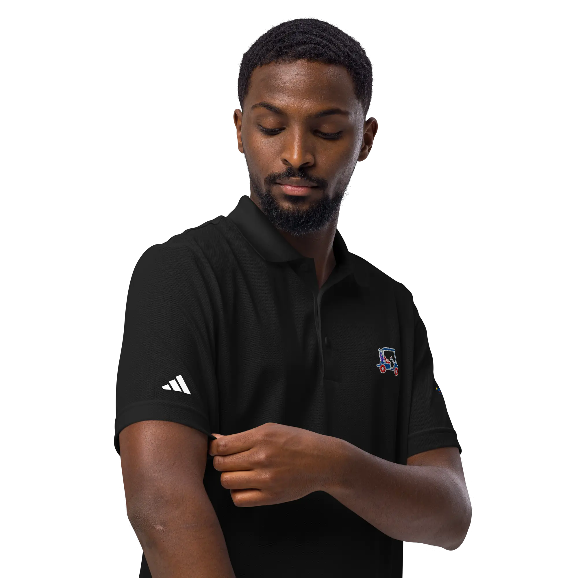LAPERO Polo Sport Adidas Golf Noir