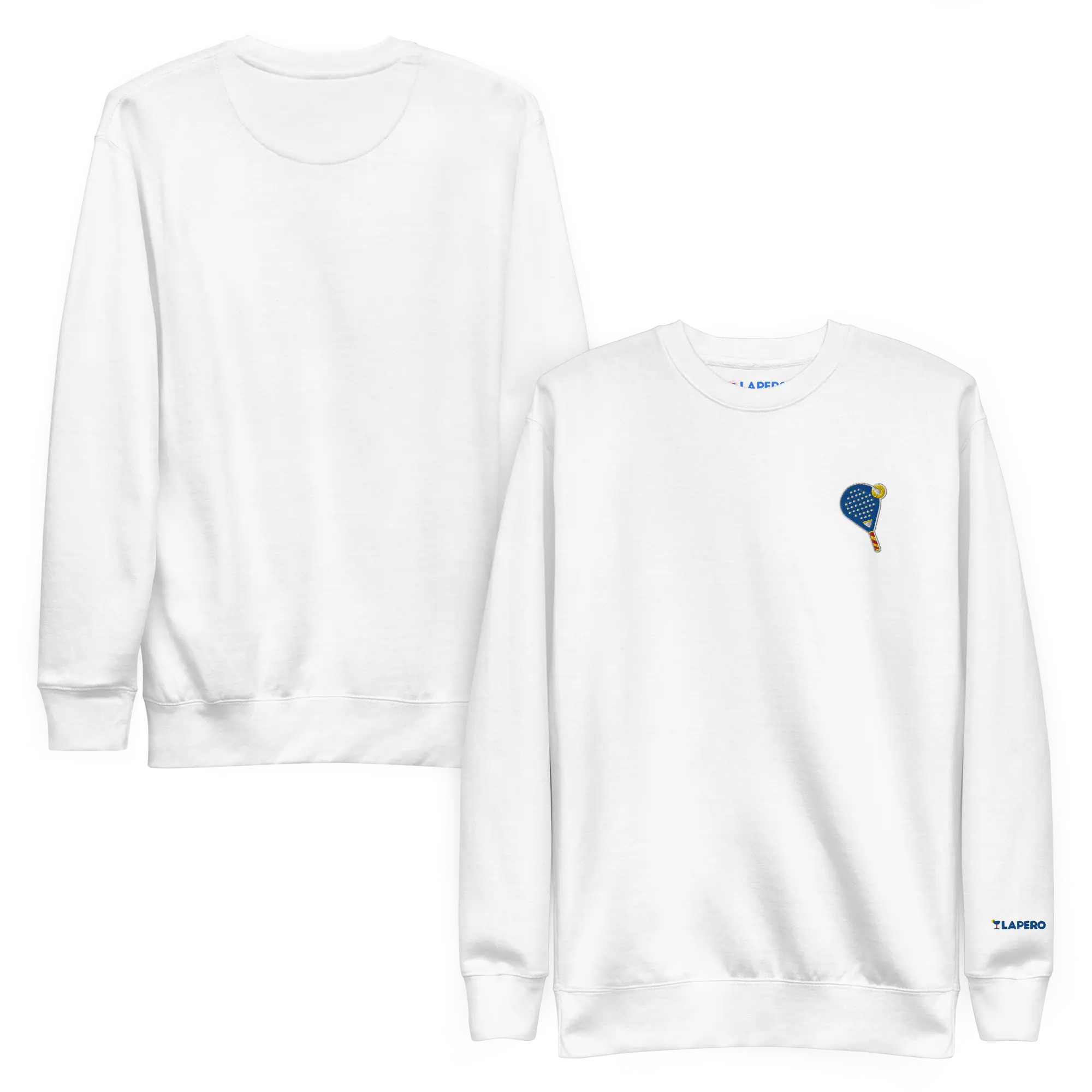 LAPERO Sweatshirt Blanc Padel