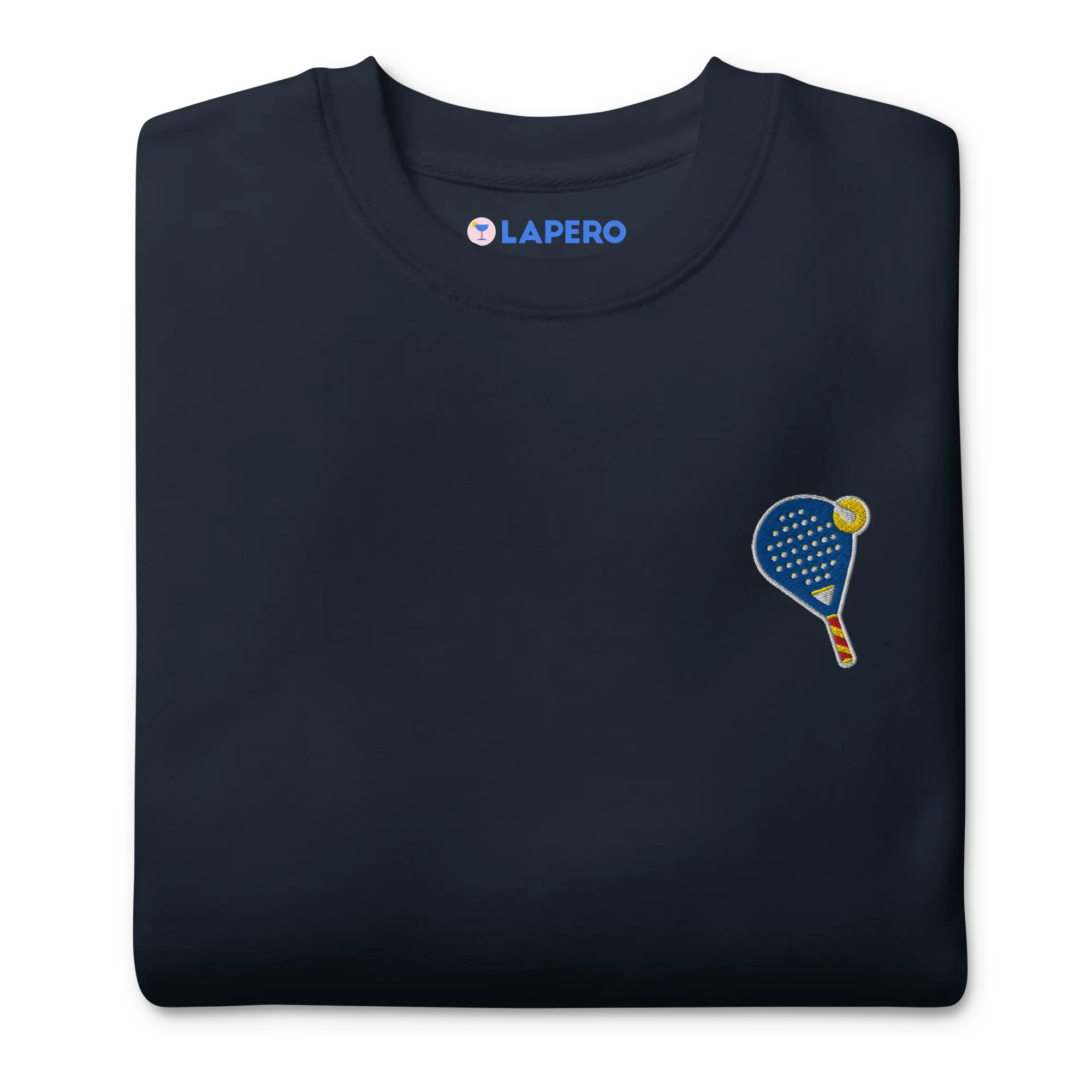 LAPERO Sweatshirt Bleu Marine Padel #fr:couleur_bleu-marine,en:color_navy-blue