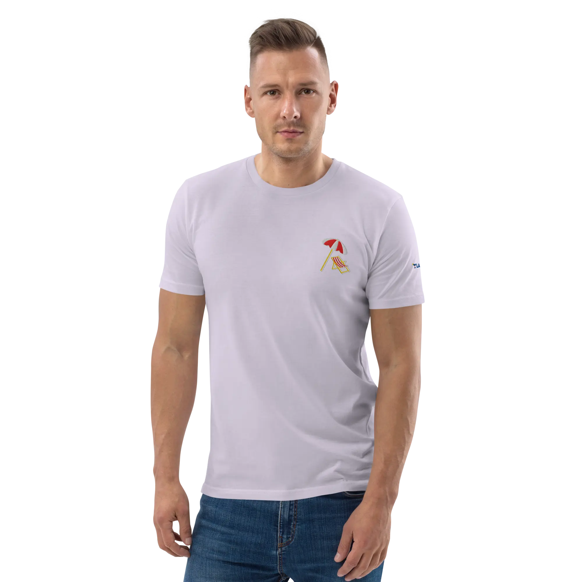 LAPERO T-Shirt Coton Biologique Plage Lavande