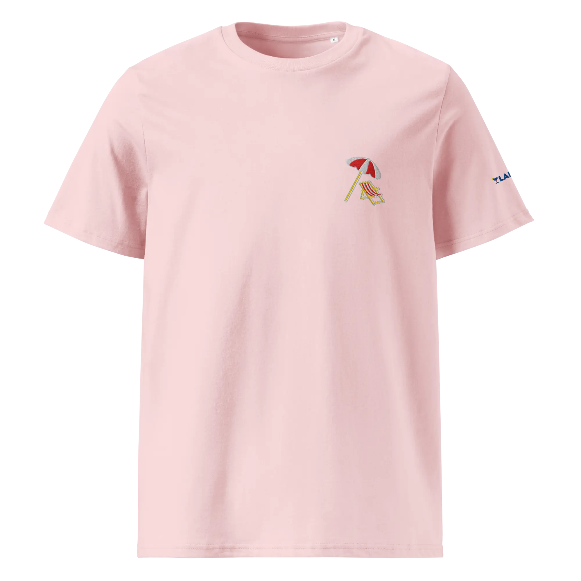 LAPERO T-Shirt Coton Biologique Plage Rose