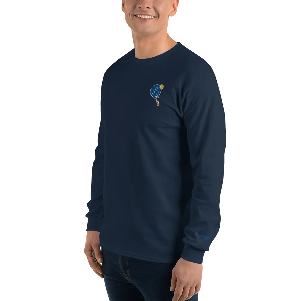 LAPERO T-Shirt Manches Longues Padel Brodé Bleu Marine