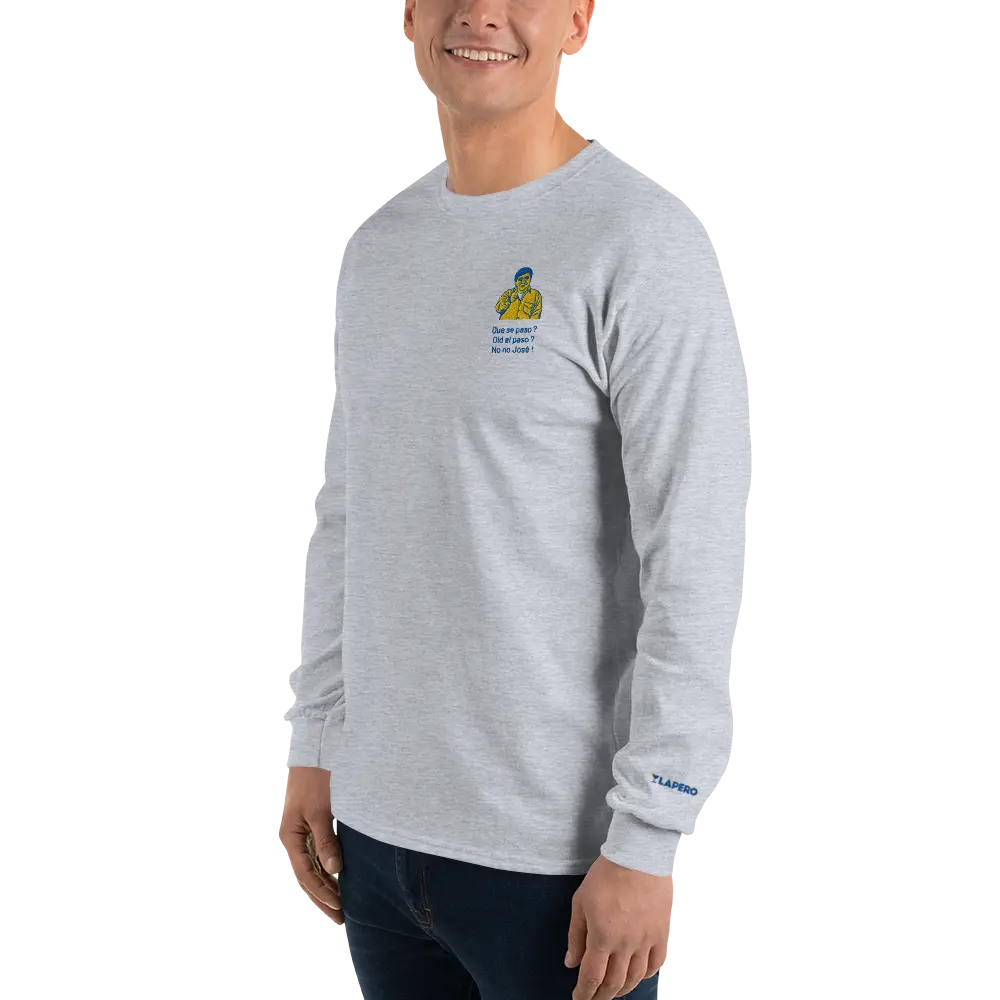 LAPERO T-Shirt Manches Longues No No José Gris