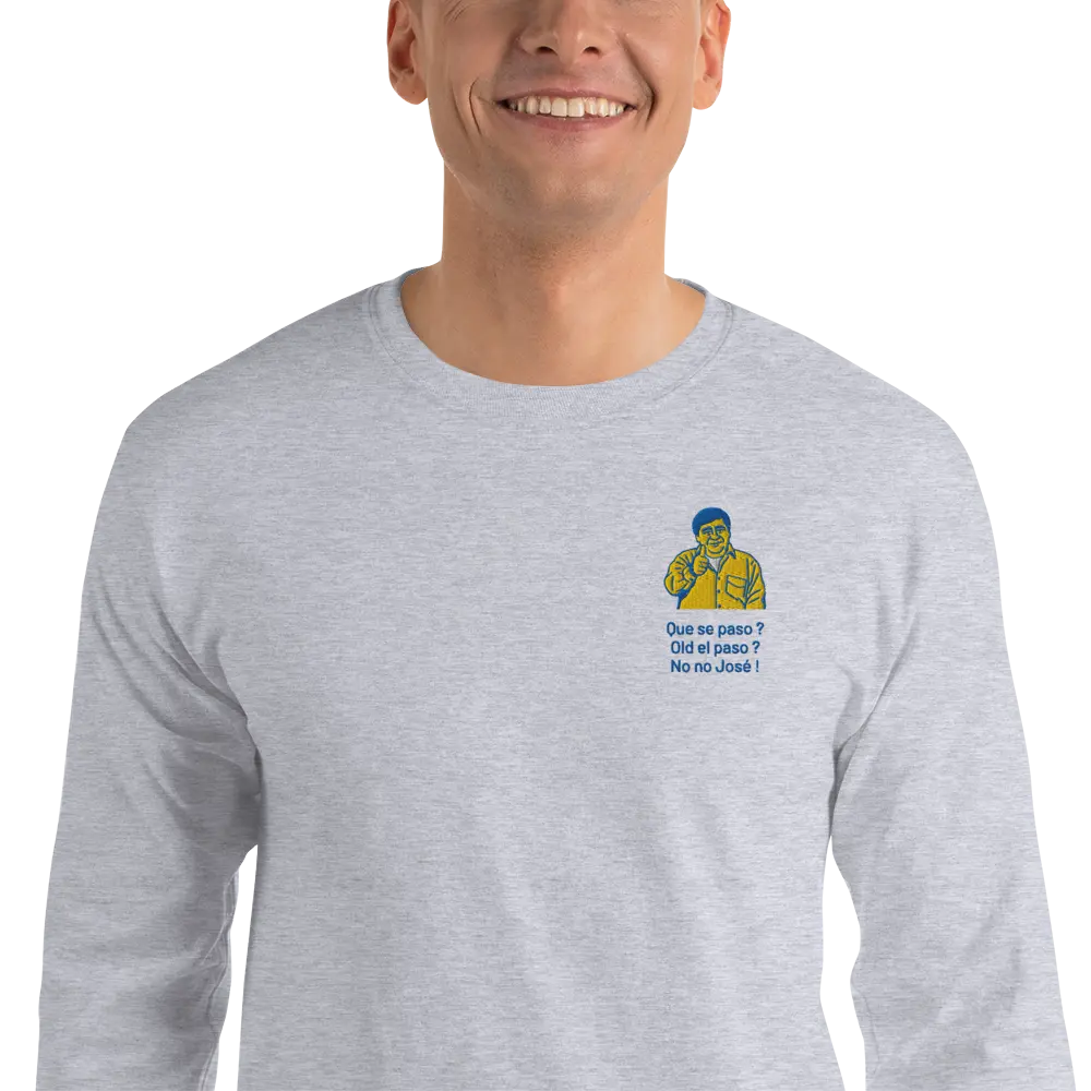 LAPERO T-Shirt Manches Longues No No José Gris