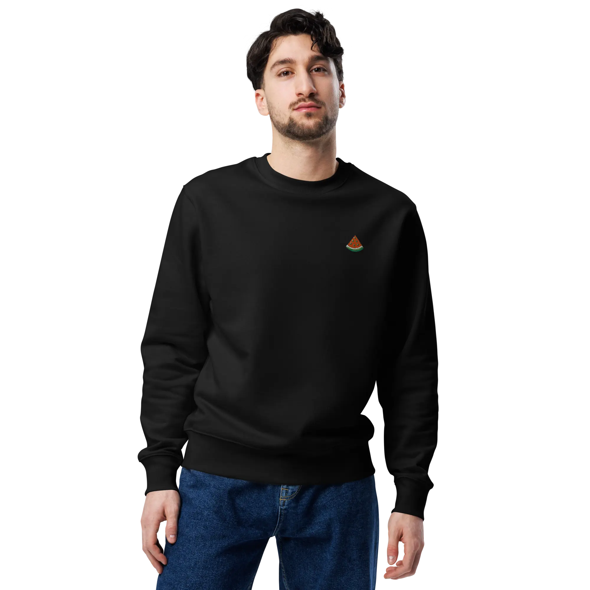 LAPERO Sweatshirt Ecologique Pasteque Noir