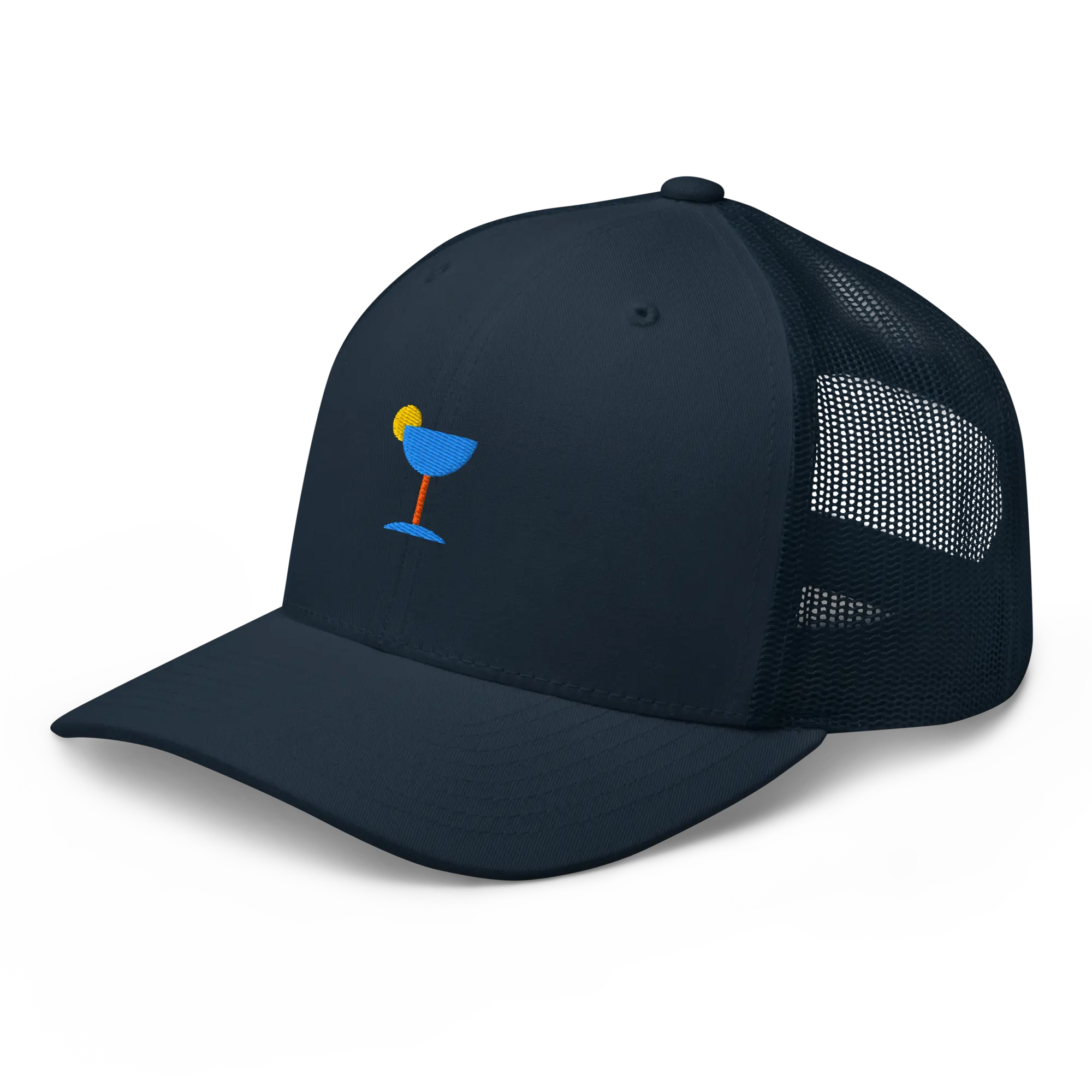 LAPERO Trucker Casquette Bleu Marine #fr:couleur_bleu-marine,en:color_navy-blue