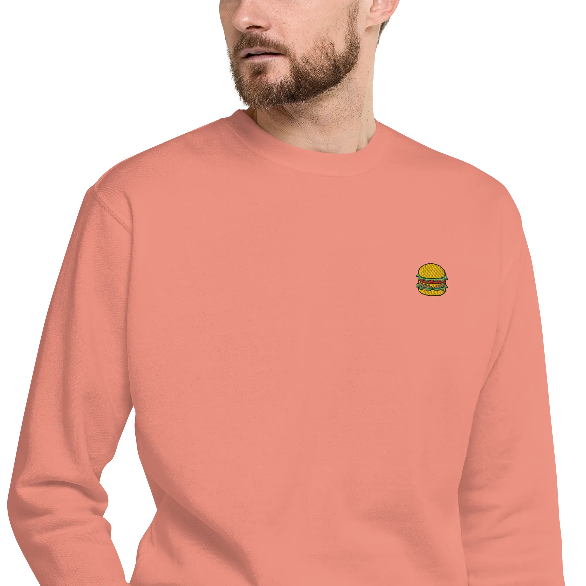 LAPERO Sweatshirt Burger Corail
