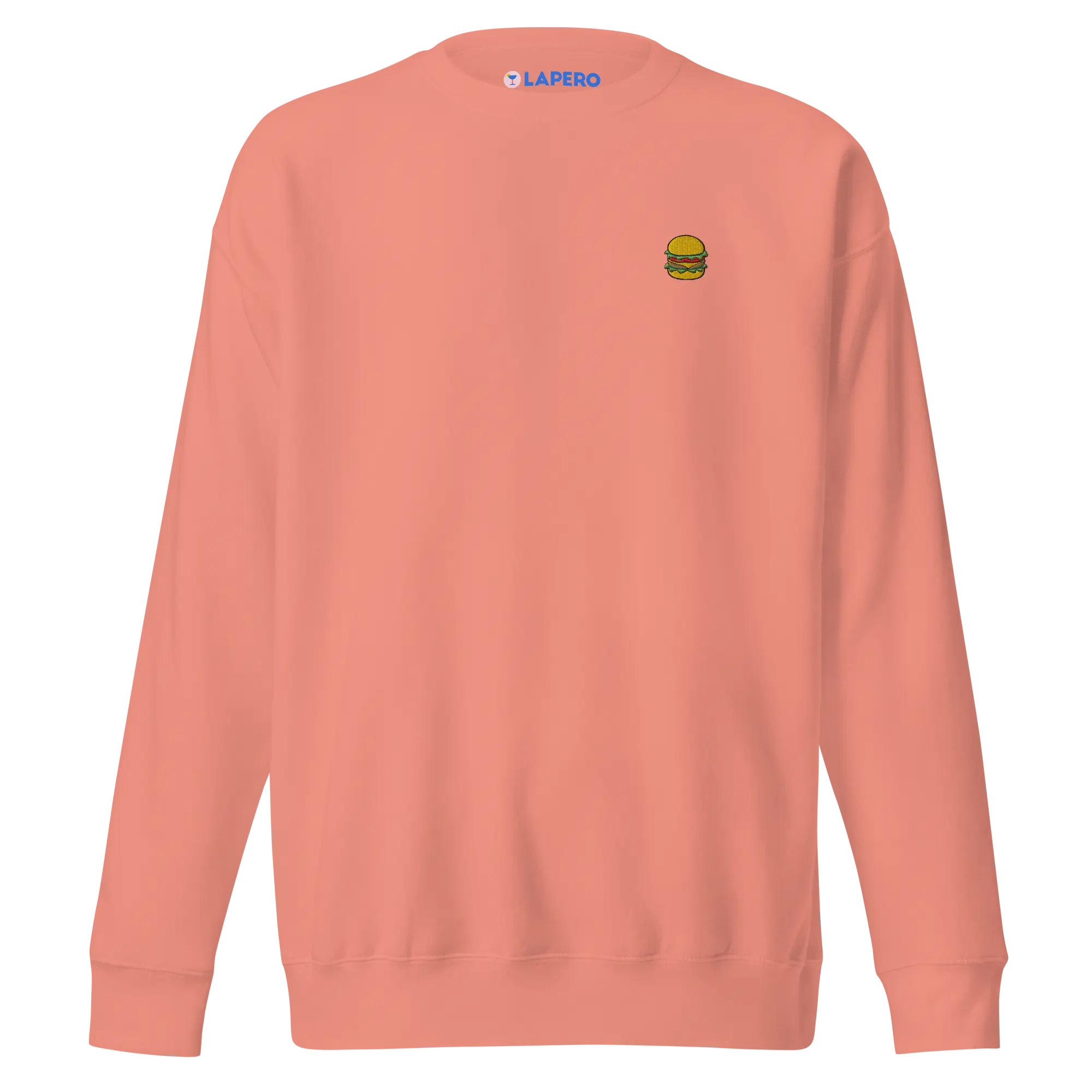 LAPERO Sweatshirt Burger Corail