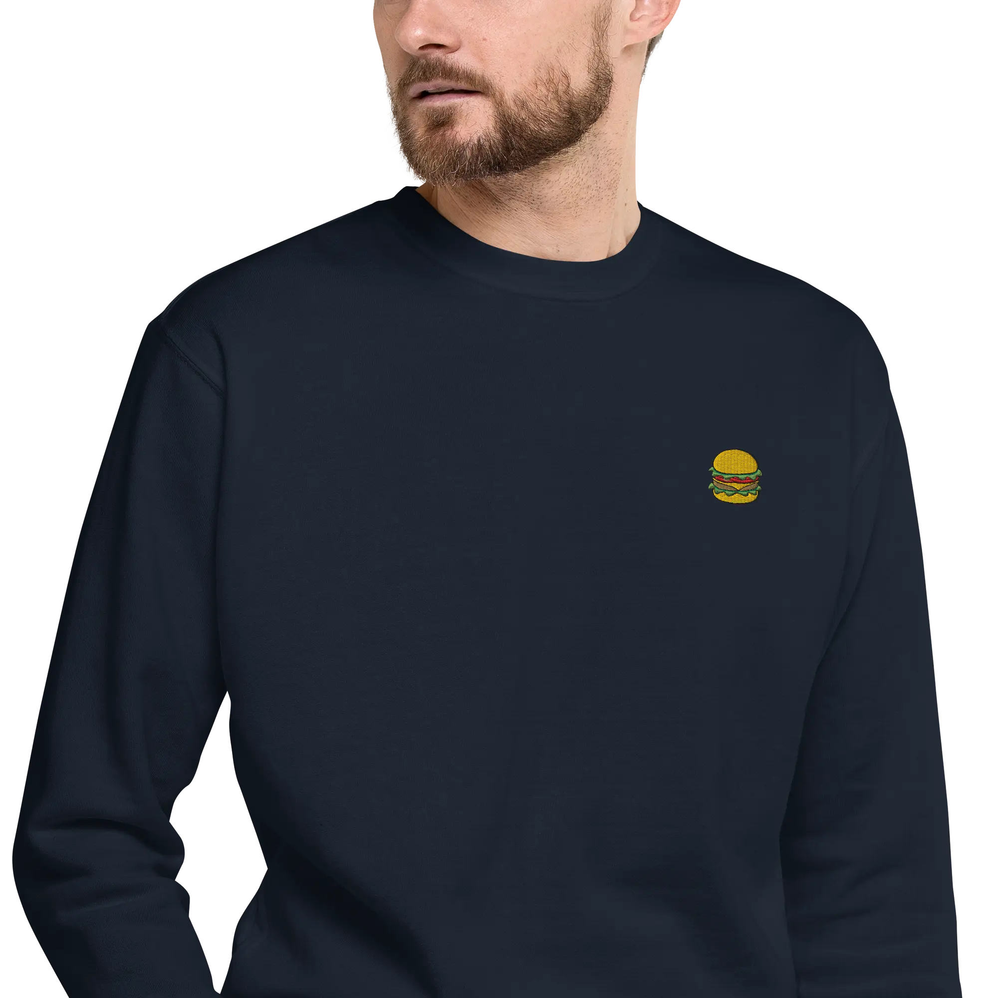 LAPERO Sweatshirt Burger Bleu Marine