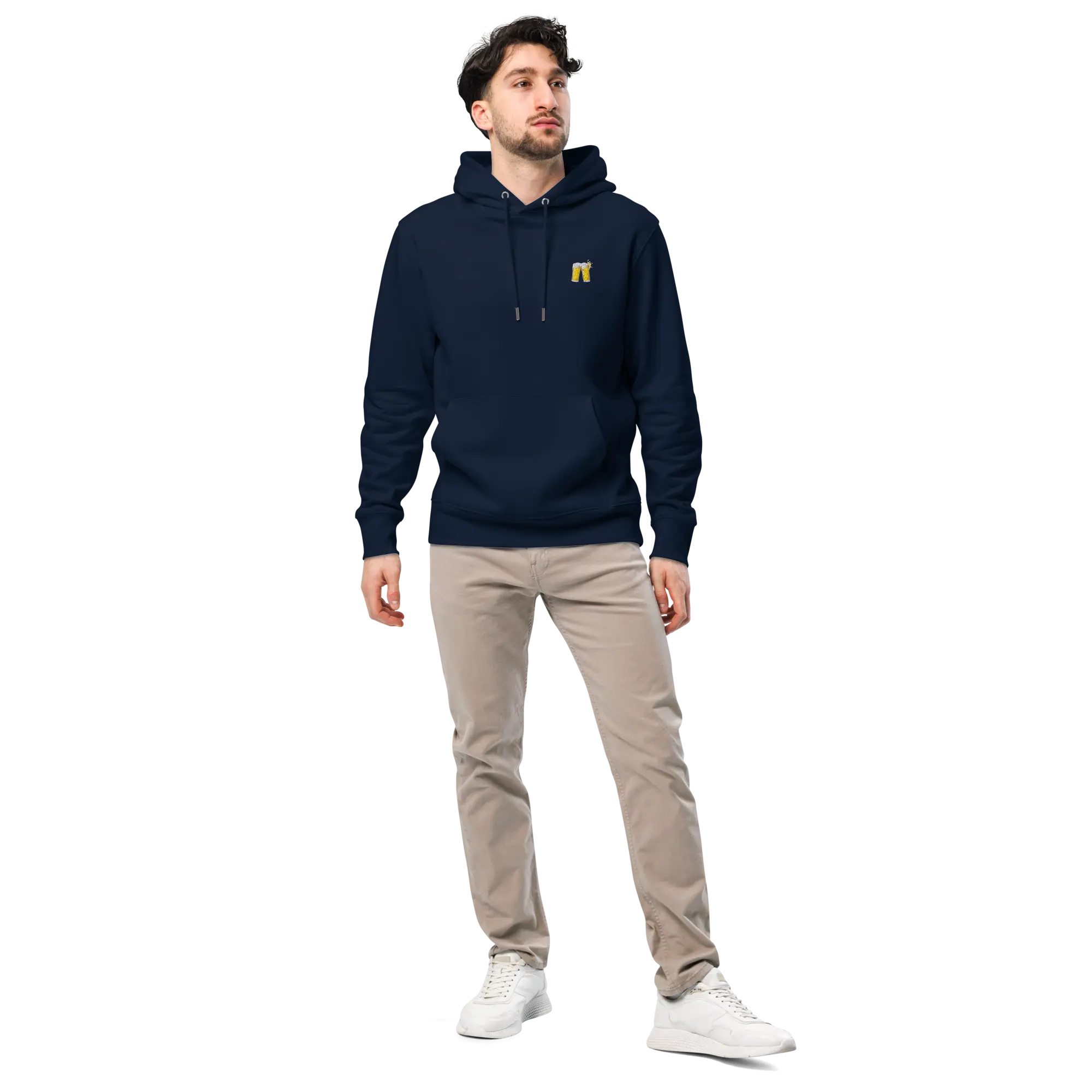 LAPERO Hoodie Ecologique Bleu Marine - Bières