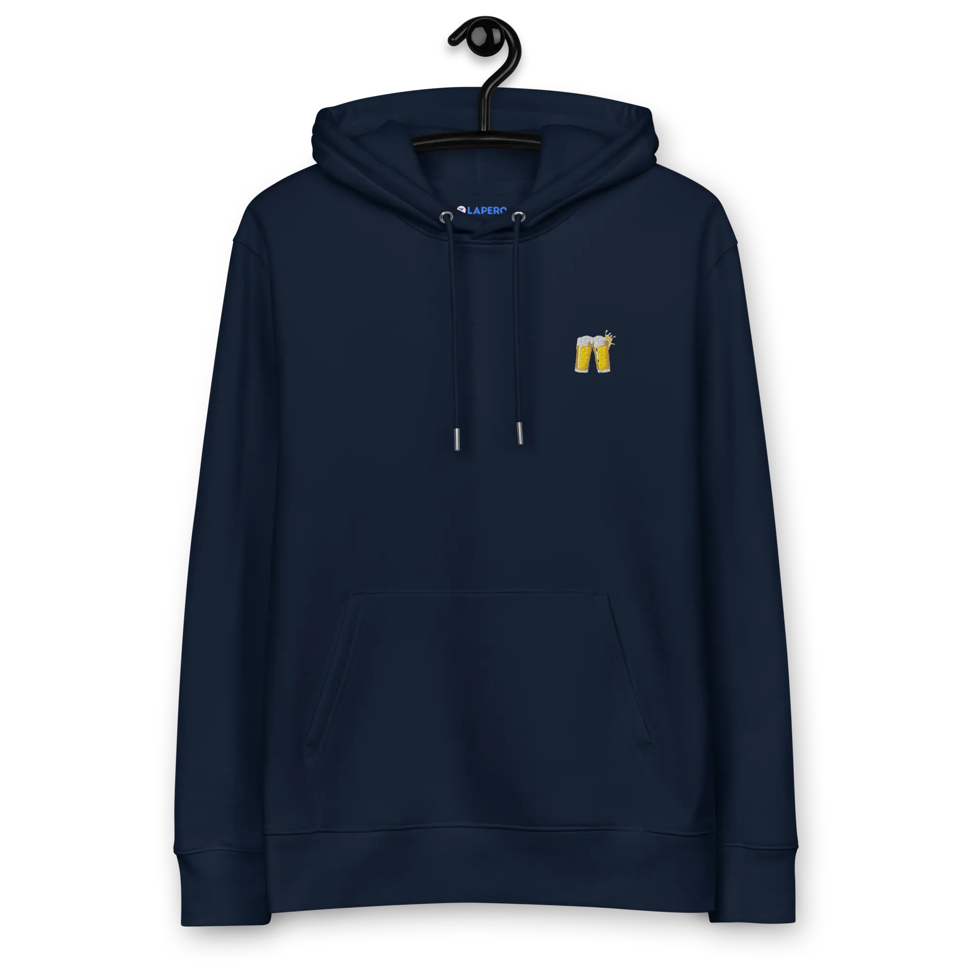 LAPERO Hoodie Ecologique Bleu Marine - Bières
