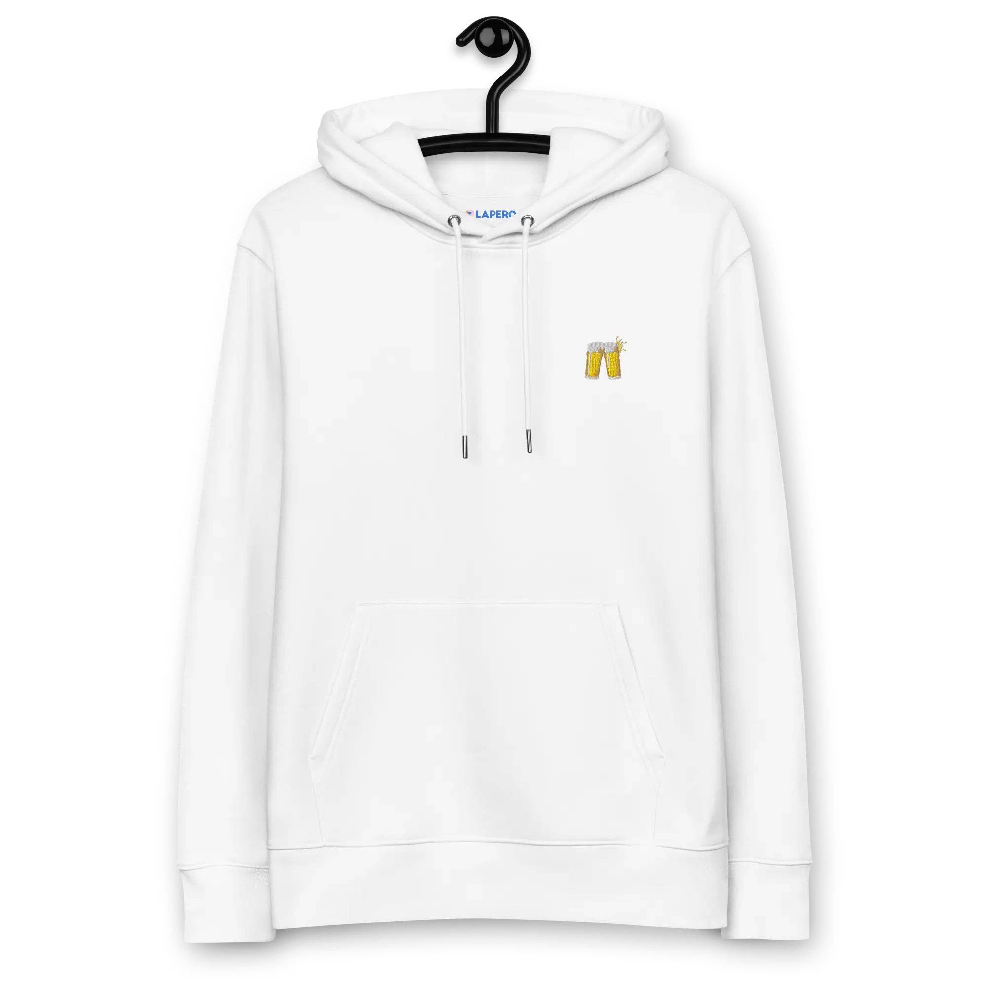 LAPERO Hoodie Ecologique Blanc - Bières