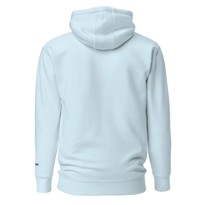 LAPERO Hoodie Premium Bleu Ciel Plage 
