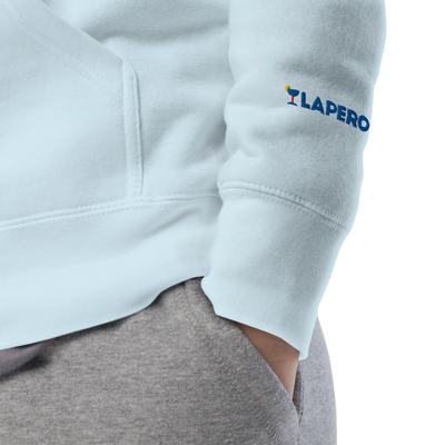 LAPERO Hoodie Premium Bleu Ciel Plage 