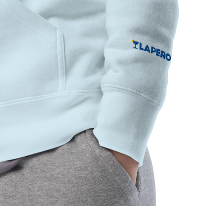 LAPERO Hoodie Premium Bleu Ciel Plage 