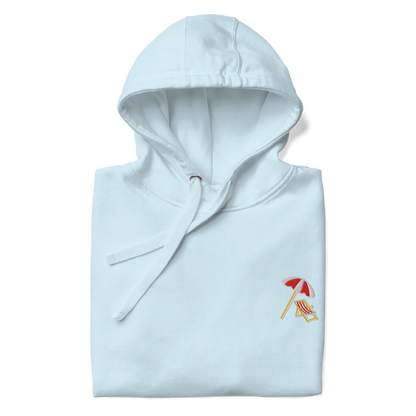 LAPERO Hoodie Premium Bleu Ciel Plage 