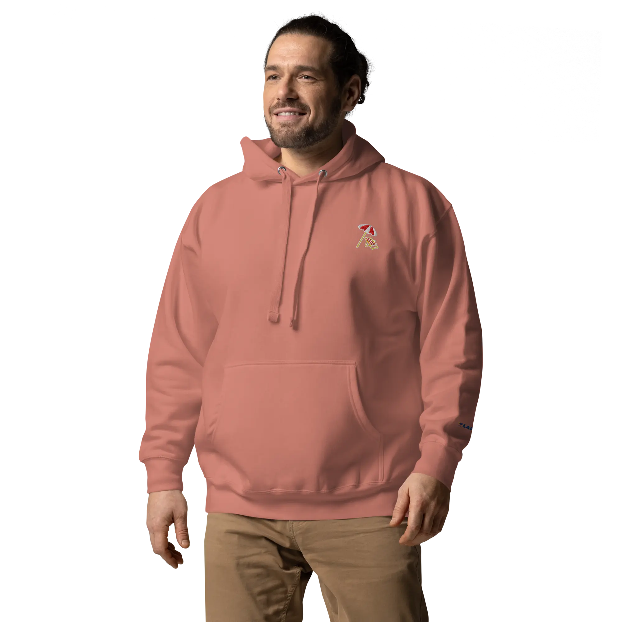 LAPERO Hoodie Premium Corail Plage 