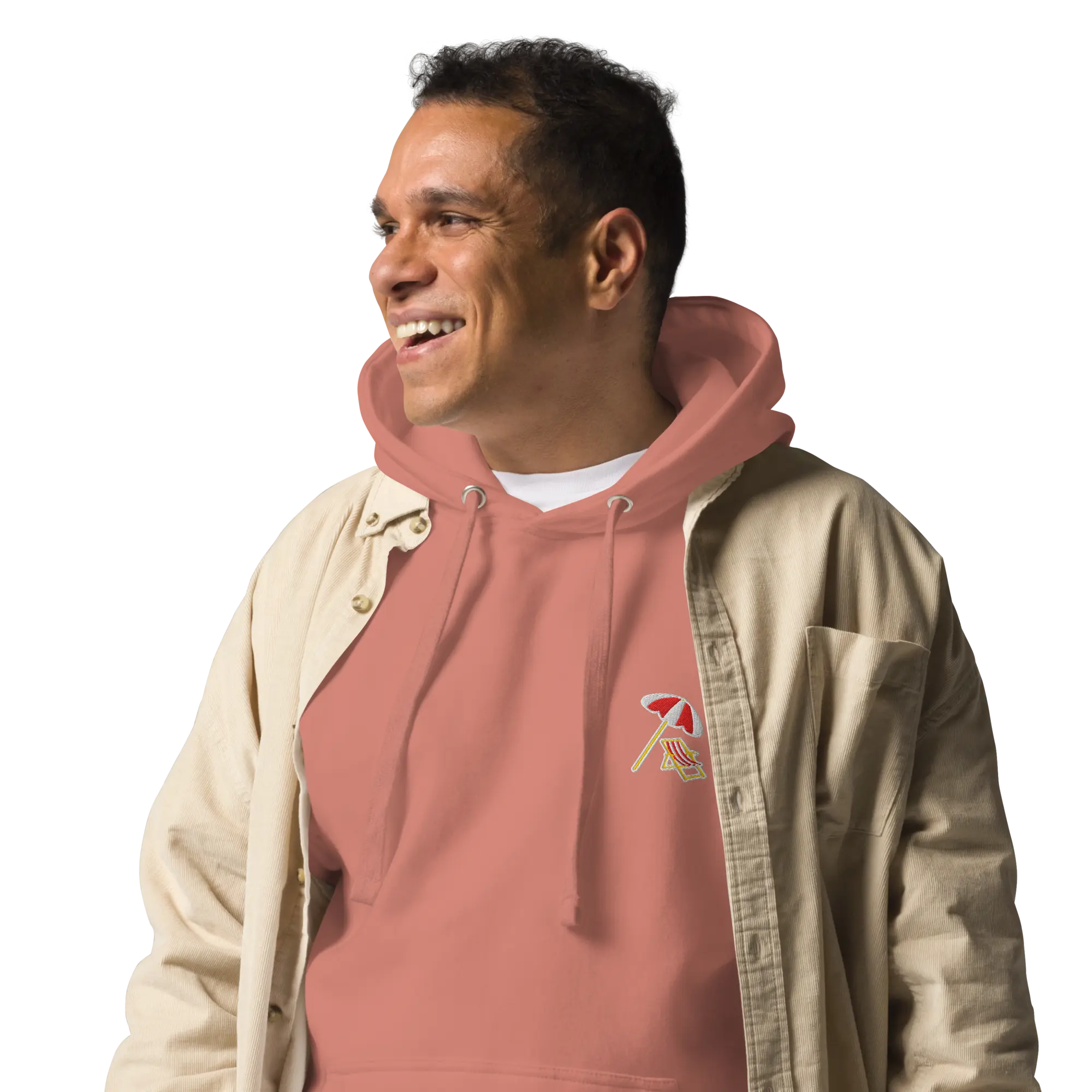 LAPERO Hoodie Premium Corail Plage 
