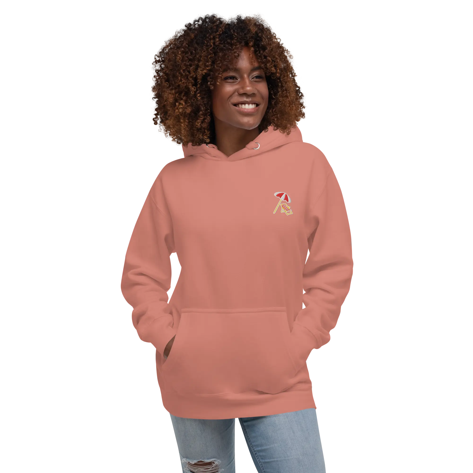LAPERO Hoodie Premium Corail Plage 