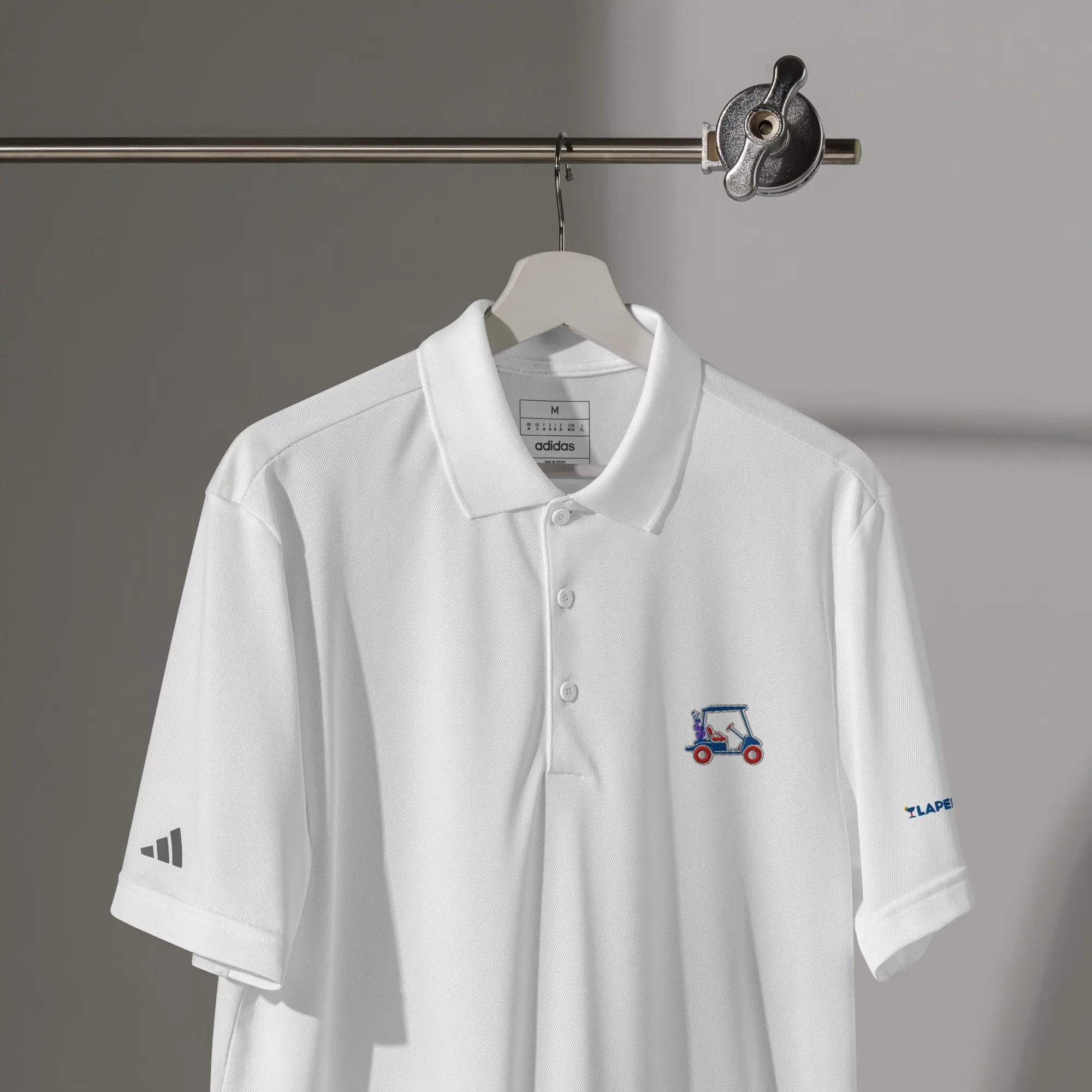 LAPERO Polo Sport Adidas Golf Blanc 