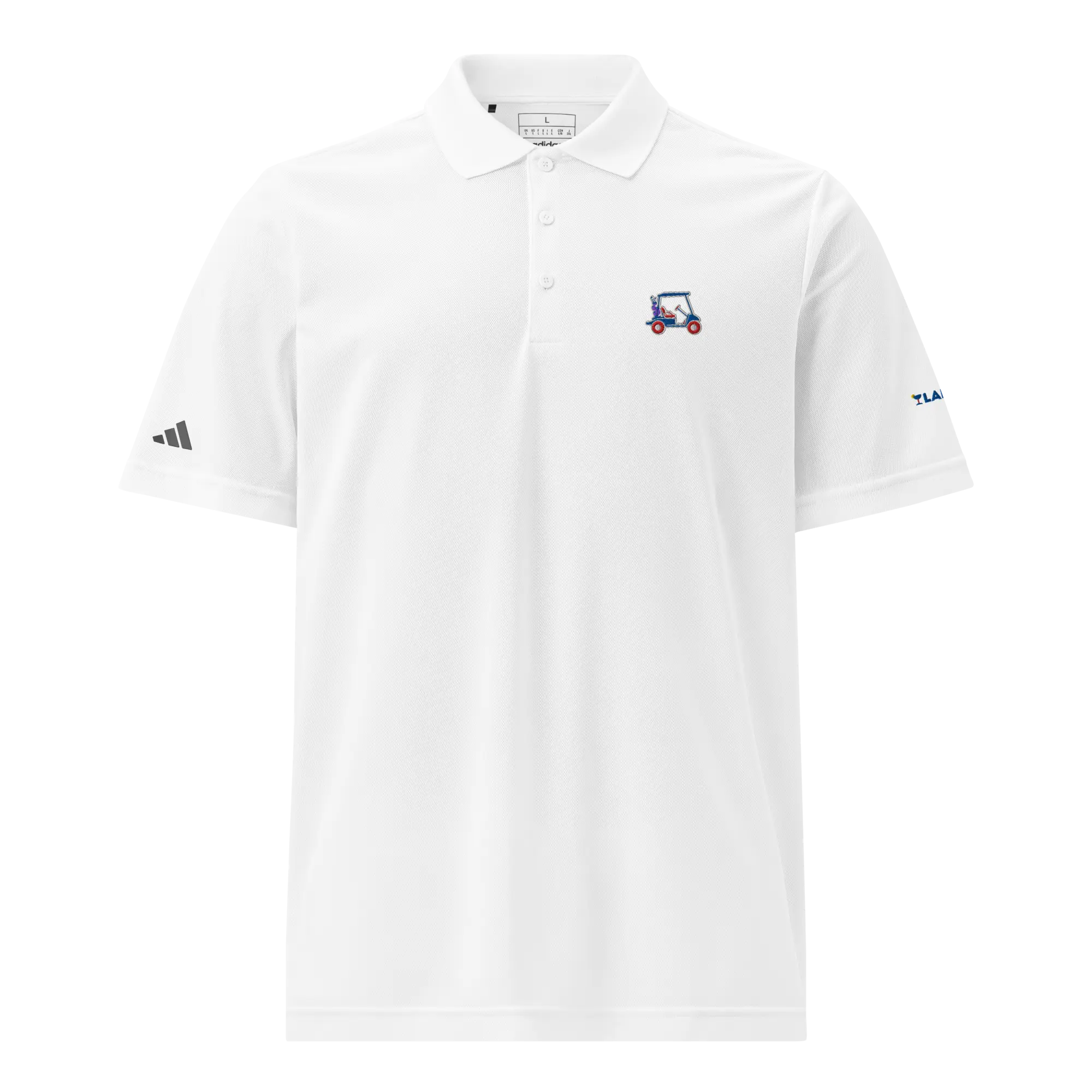 LAPERO Polo Sport Adidas Golf Blanc #fr:couleur_blanc,en:color_white