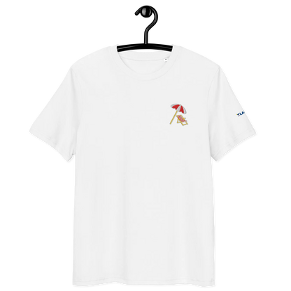 LAPERO T-Shirt Coton Biologique Plage Blanc 