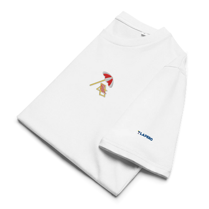 LAPERO T-Shirt Coton Biologique Plage Blanc 