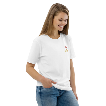 LAPERO T-Shirt Coton Biologique Plage Blanc 