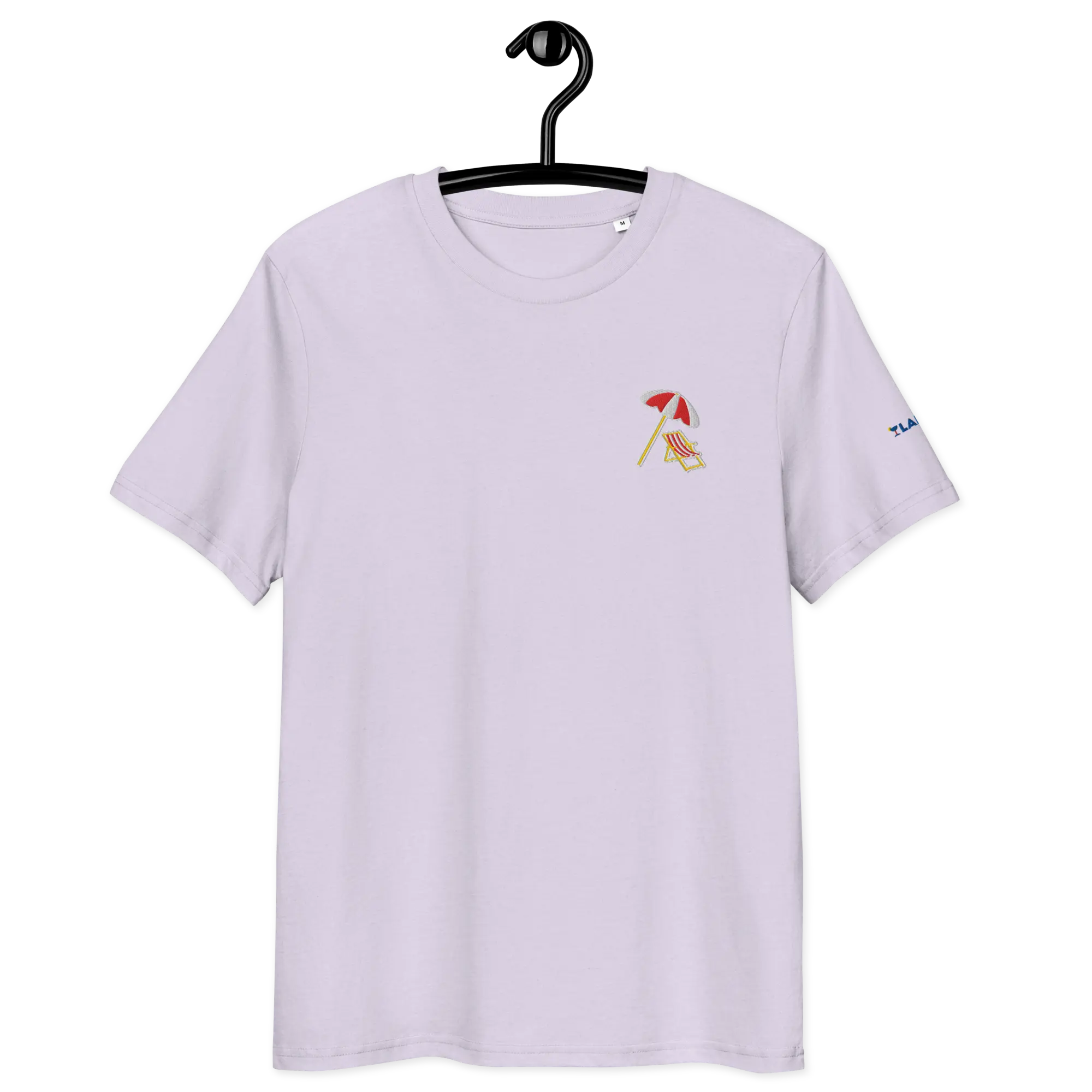 LAPERO T-Shirt Coton Biologique Plage Lavande #fr:couleur_lavande,en:color_lavender