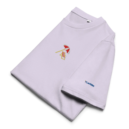 LAPERO T-Shirt Coton Biologique Plage Lavande 