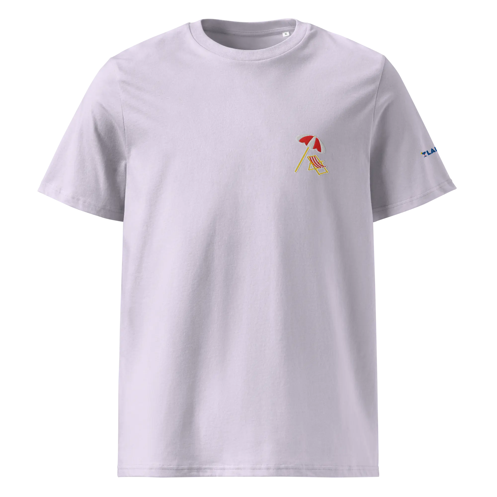 LAPERO T-Shirt Coton Biologique Plage Lavande #fr:couleur_lavande,en:color_lavender