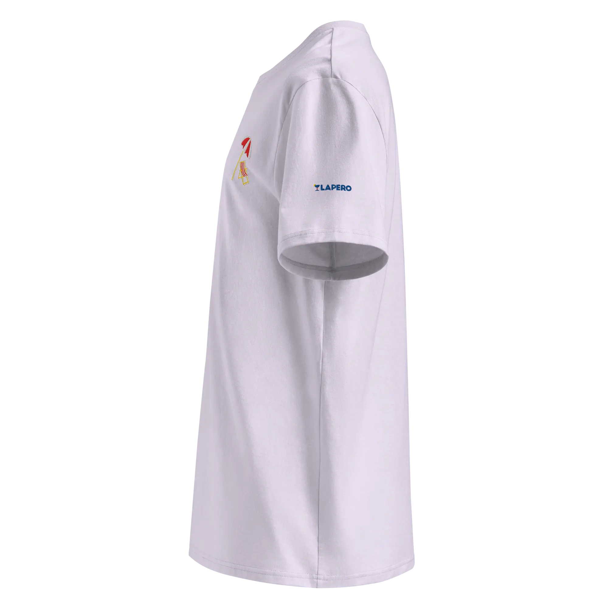 LAPERO T-Shirt Coton Biologique Plage Lavande #fr:couleur_lavande,en:color_lavender