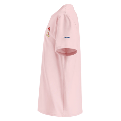 LAPERO T-Shirt Coton Biologique Plage Rose 
