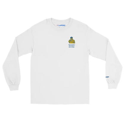 LAPERO T-Shirt Manches Longues No No José Blanc 