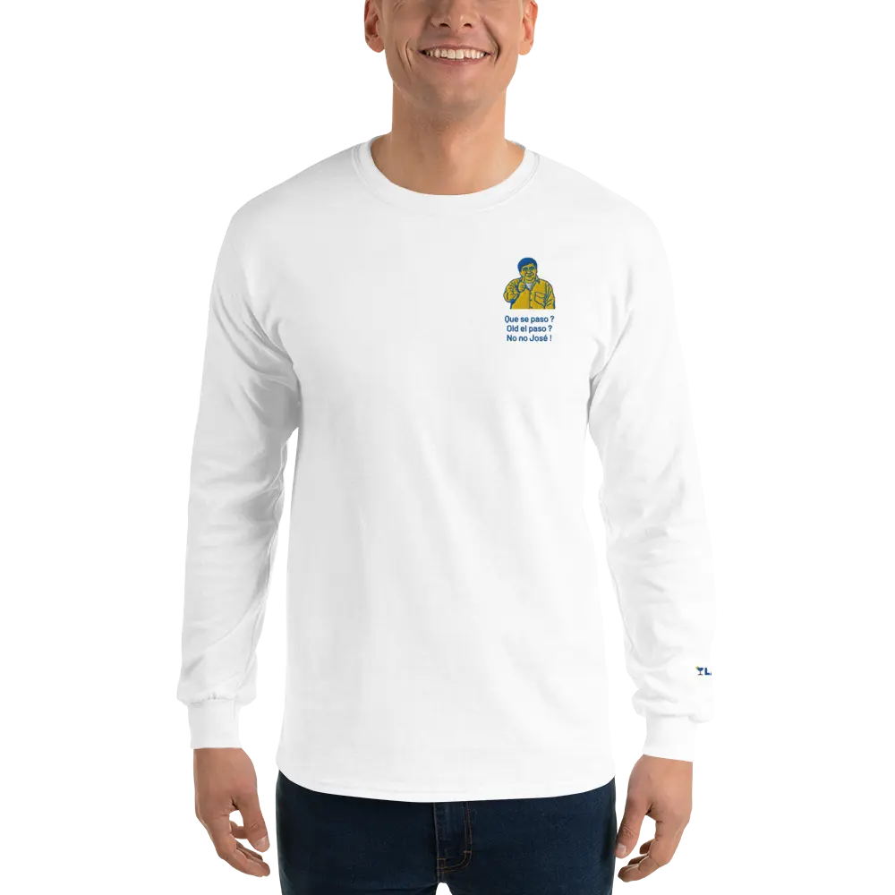 LAPERO T-Shirt Manches Longues No No José Blanc #fr:couleur_blanc,en:color_white