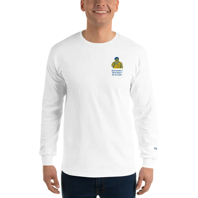LAPERO T-Shirt Manches Longues No No José Blanc 