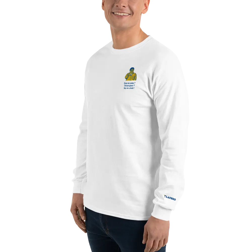 LAPERO T-Shirt Manches Longues No No José Blanc #fr:couleur_blanc,en:color_white