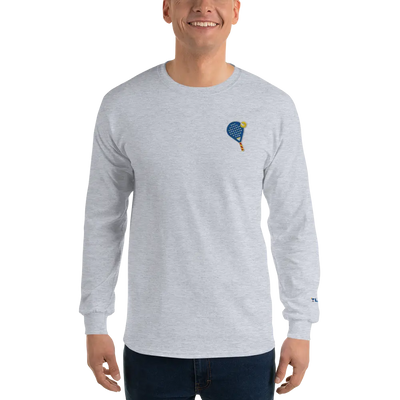 LAPERO T-Shirt Manches Longues Padel Brodé Gris 