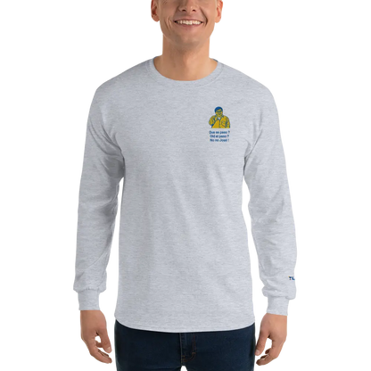 LAPERO T-Shirt Manches Longues No No José Gris 