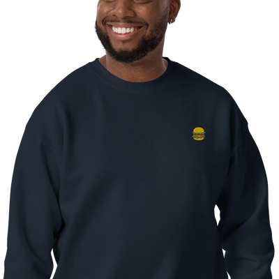 LAPERO Sweatshirt Burger Bleu Marine 